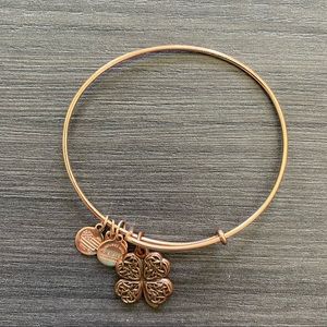 Alex and Ani Four Leaf Clover Bangle Bracelet